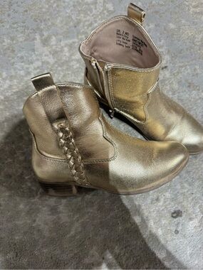 Sonoma Kids Metallic Gold Ankle Boots